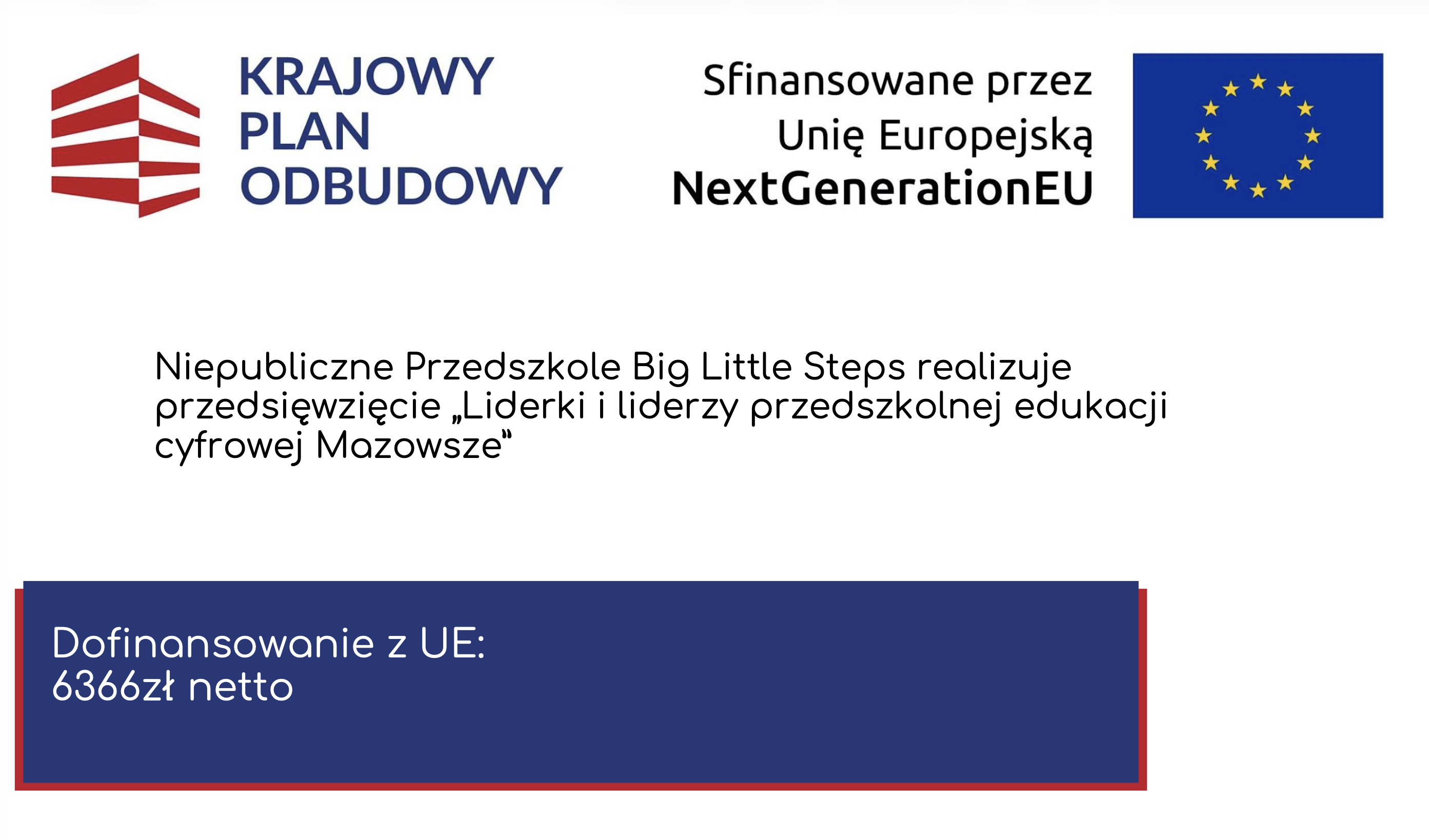 Dofinansowanie UE